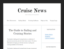 Tablet Screenshot of cruisenews.net